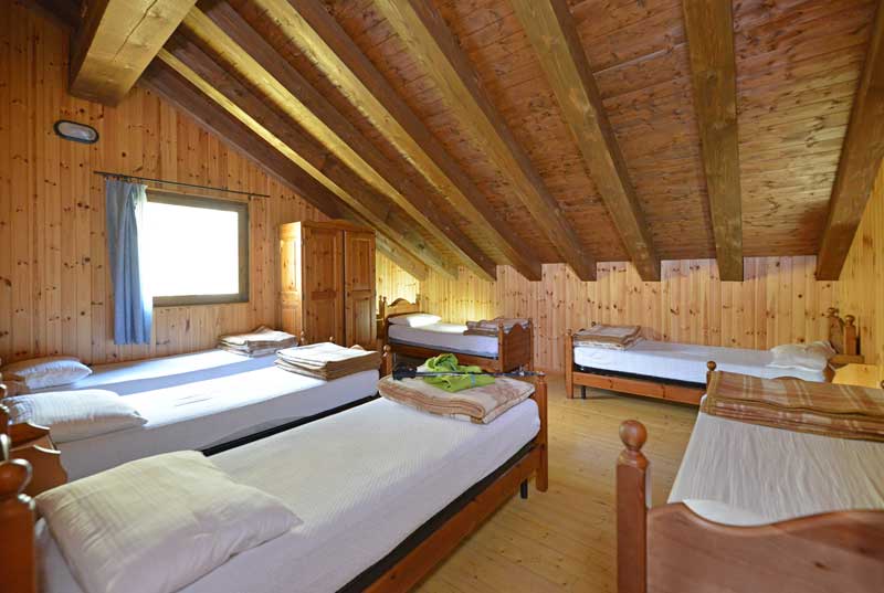 Camera del rifugio