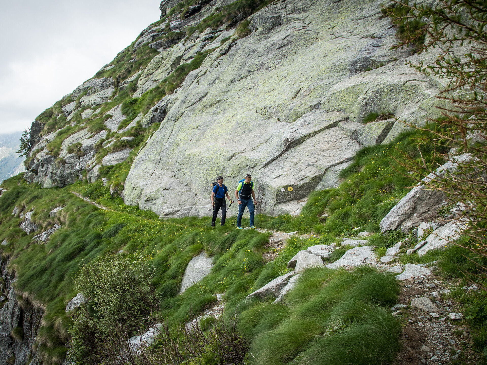 Trail to the Colle della Vecchia