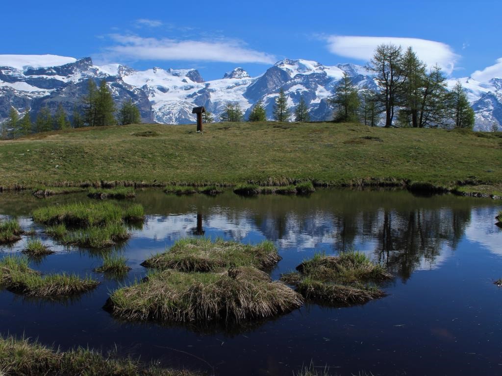 Lego Lochien e catena del Monte Rosa
