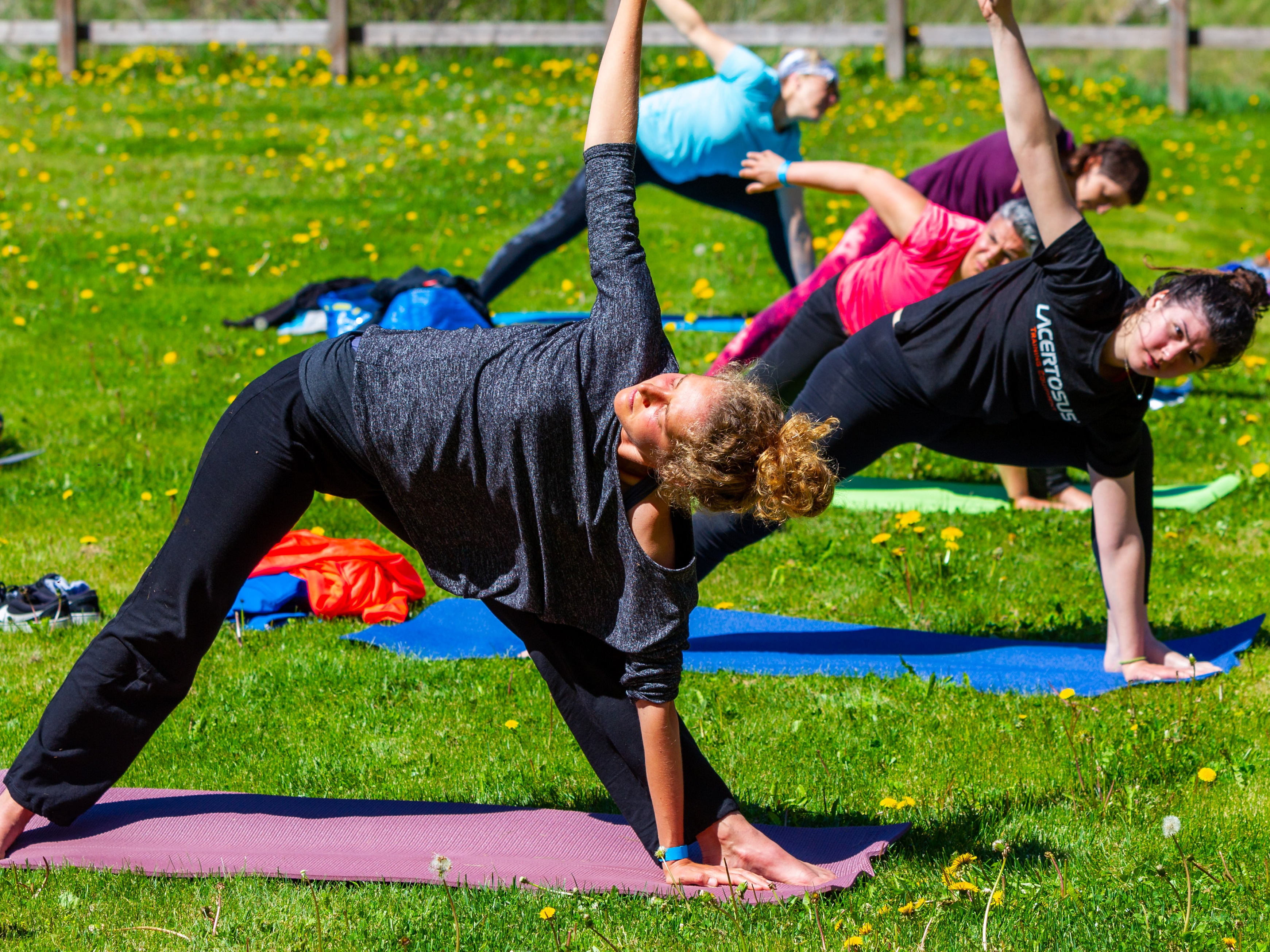 Yoga al green lake