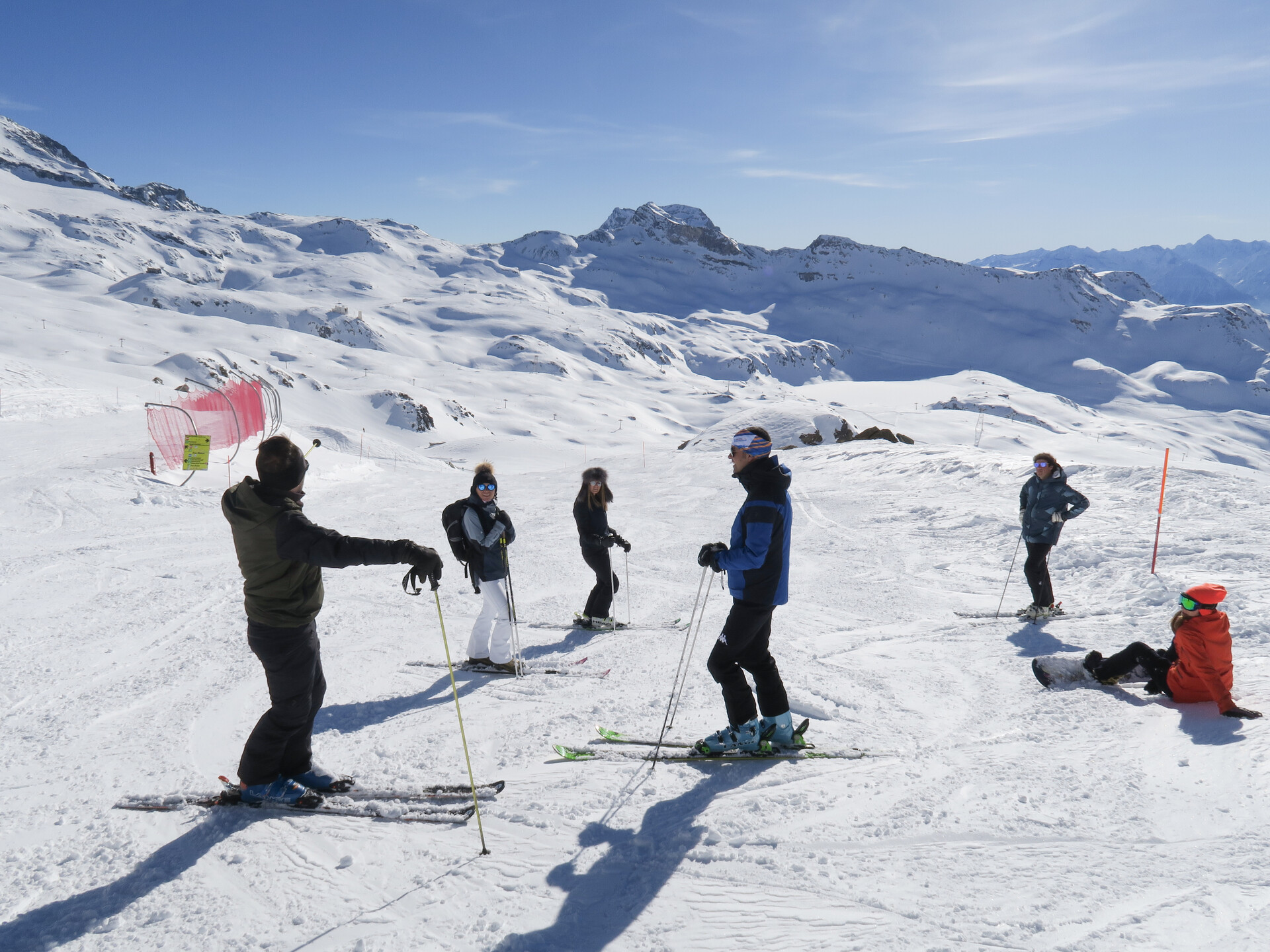 Sci alpino a Breuil Cervinia