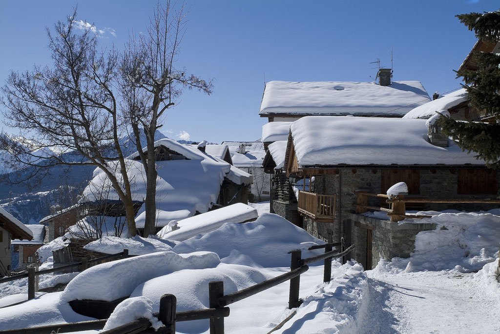 The center of the village