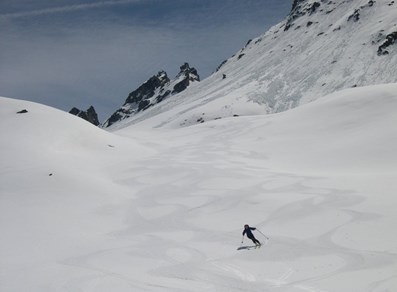 Scendendo dal Col Cussuna