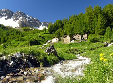 Alpeggi nella Comba di Merdeux