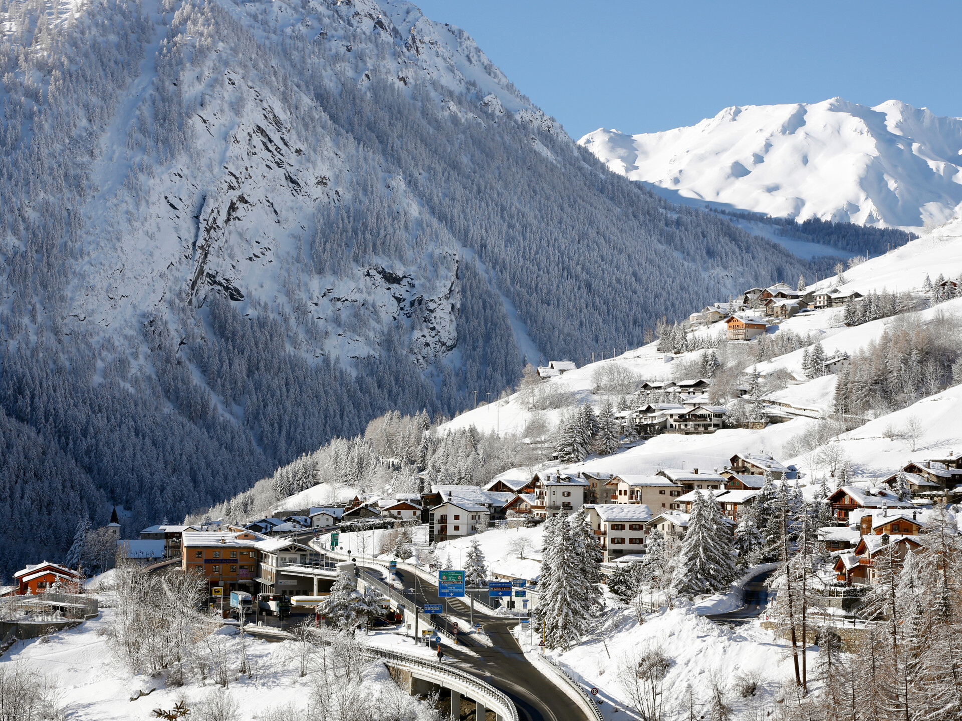 Saint-Rhémy en hiver