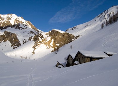 Alpeggi nella Comba di Merdeux