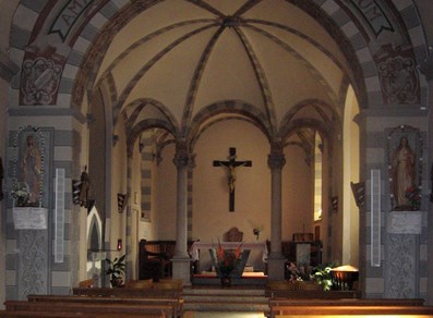 Interno della chiesa