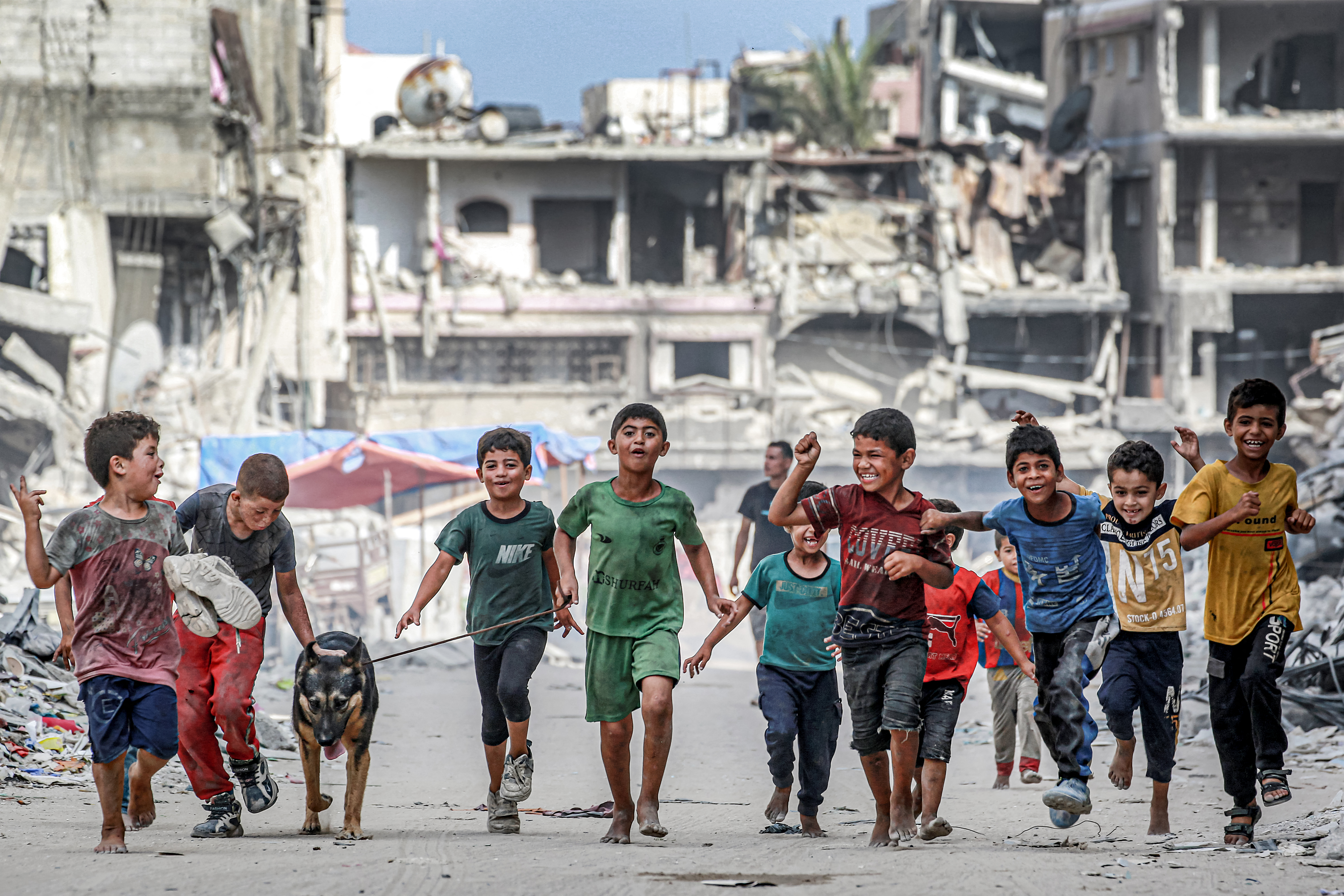 Foto credit: Bashar Taleb - AFP PHOTO
Strada di Khan Yunis nel sud della Striscia di Gaza