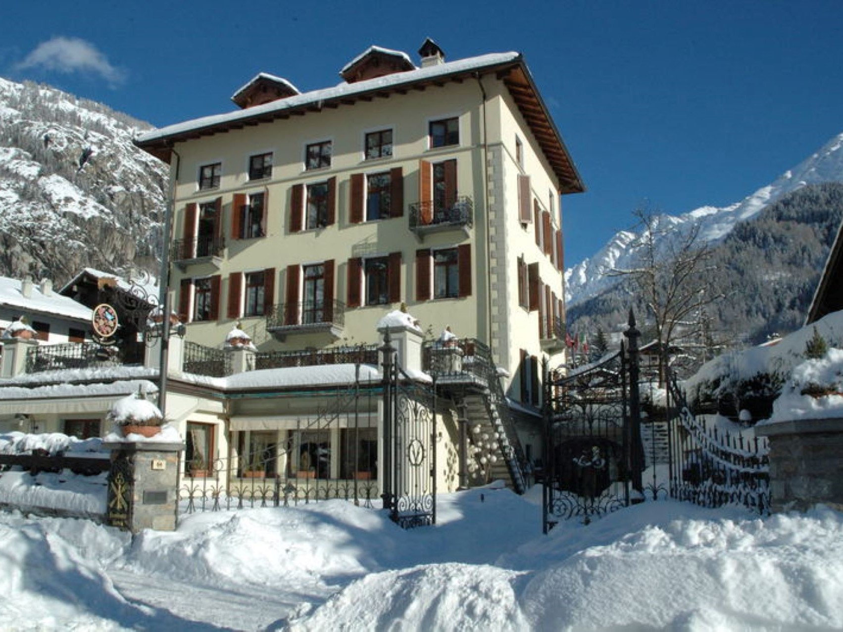 Villa Novecento Romantic Hotel - Esterno inverno