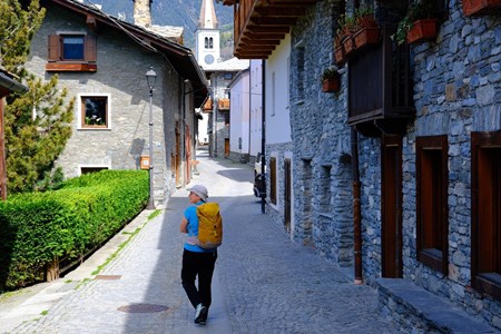 Passeggiata a la Salle e nelle sue frazioni