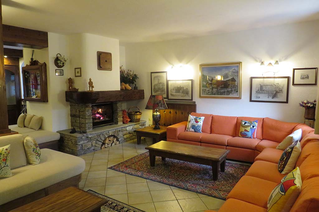 Hôtel Triolet - Salle à cheminée