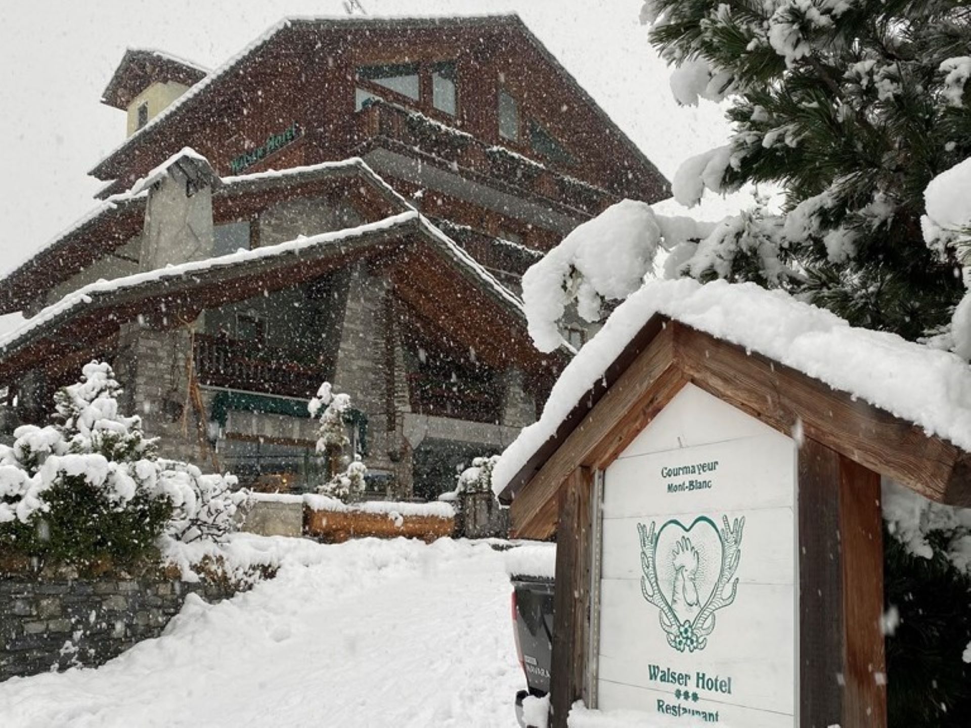 Hotel Walser - Esterno inverno