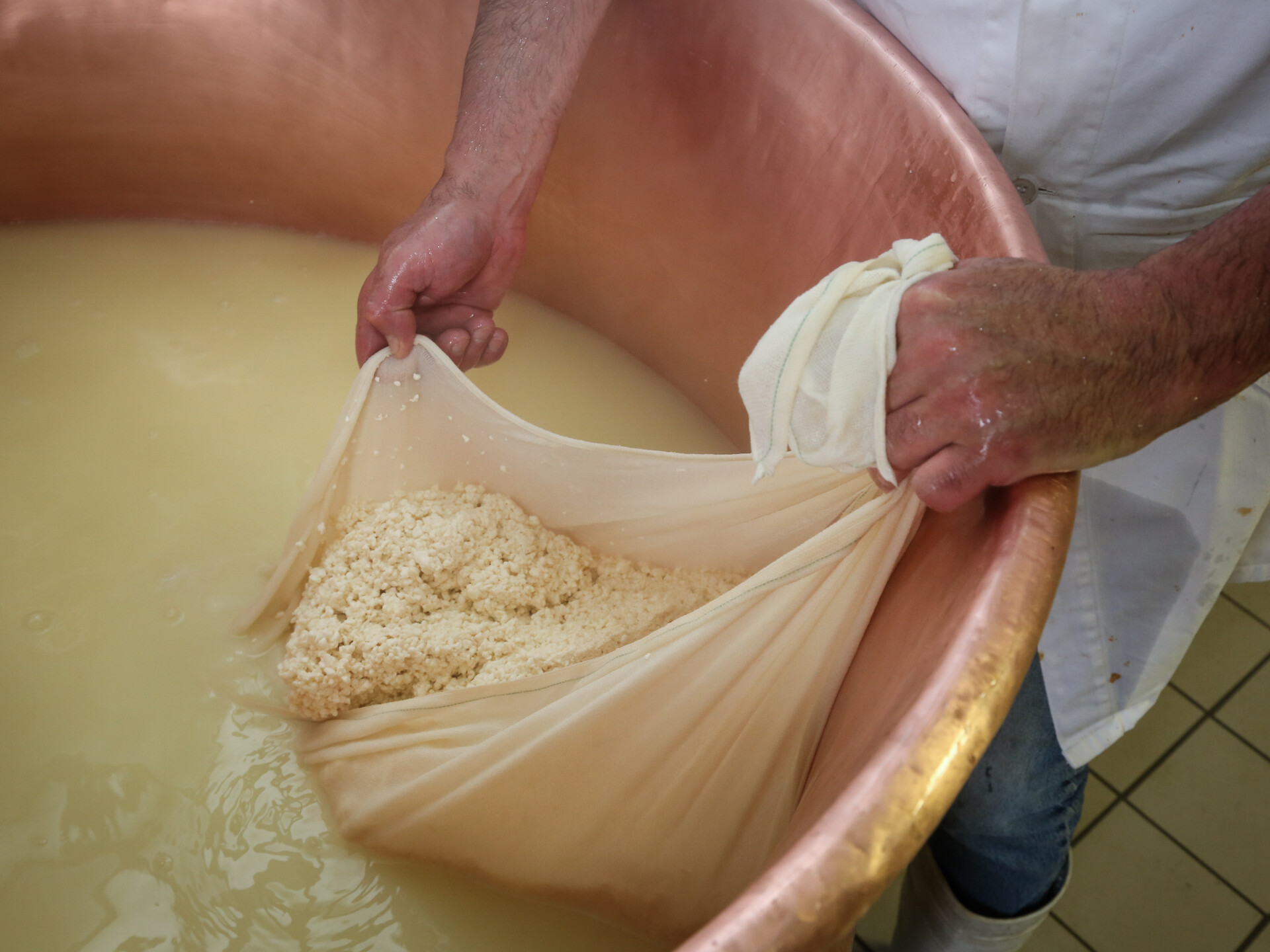 Produzione del formaggio