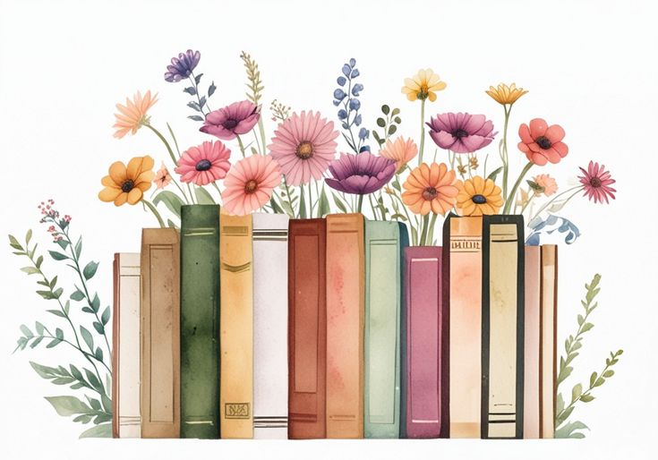 libri e fiori