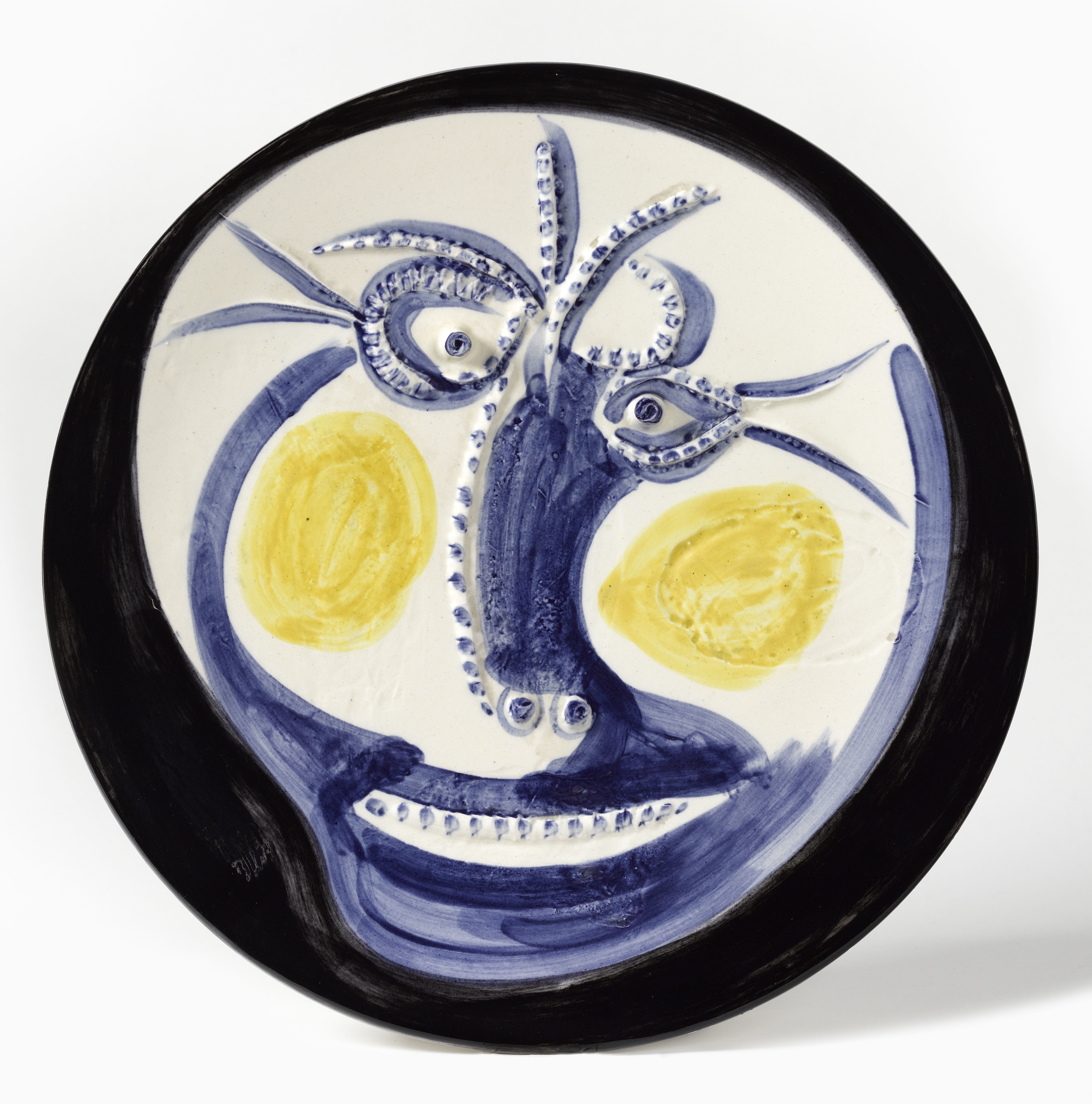 Pablo Picasso - Piatto con volto sorridente