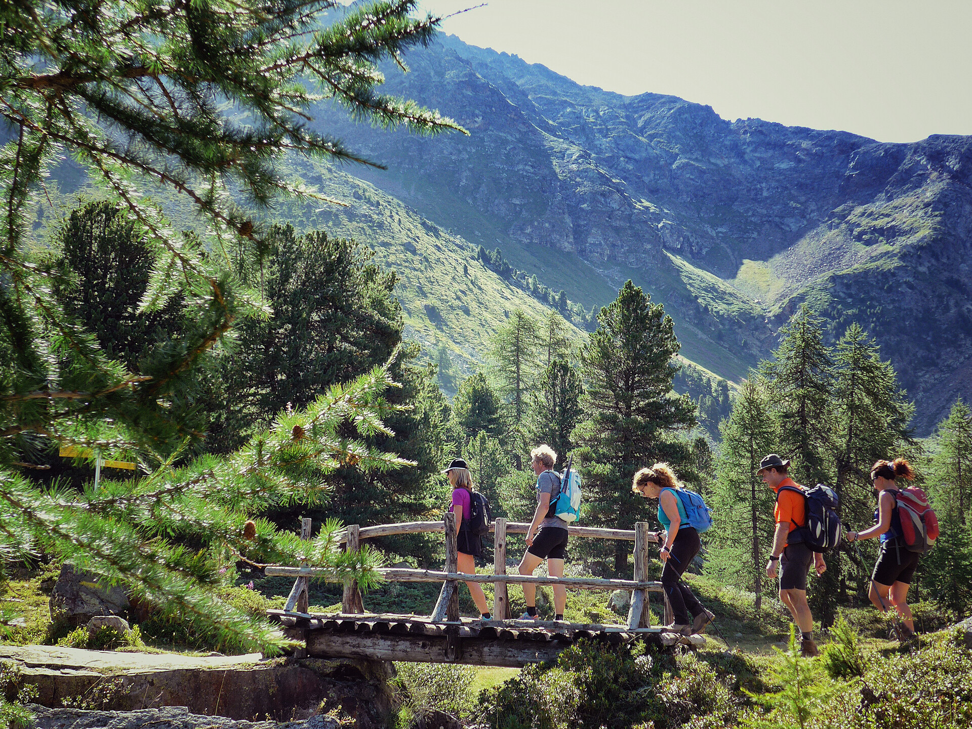 Escursionisti a Comboé