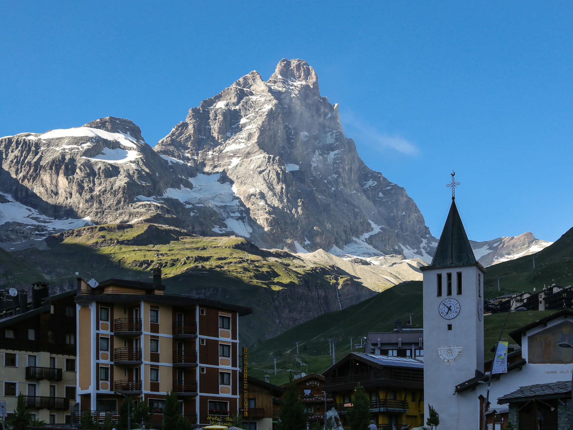 Breuil-Cervinia e il Monte Cervino