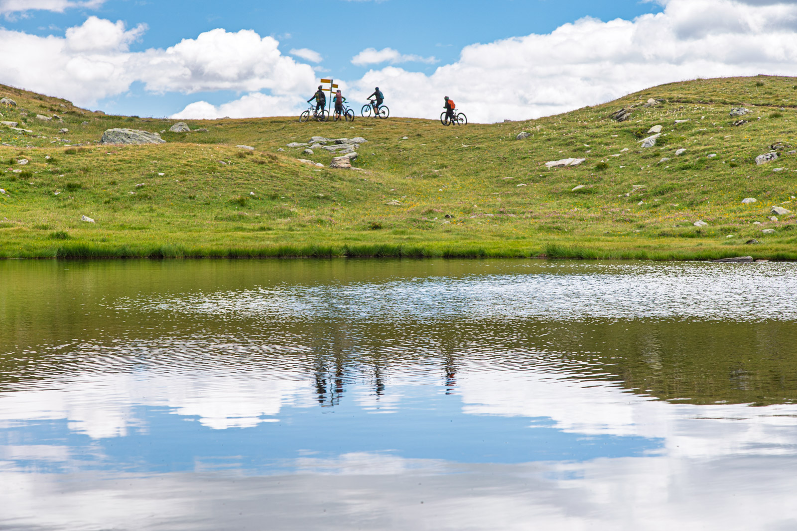 Randonnée en VTT jusqu'au « Lac aux Grenouilles »