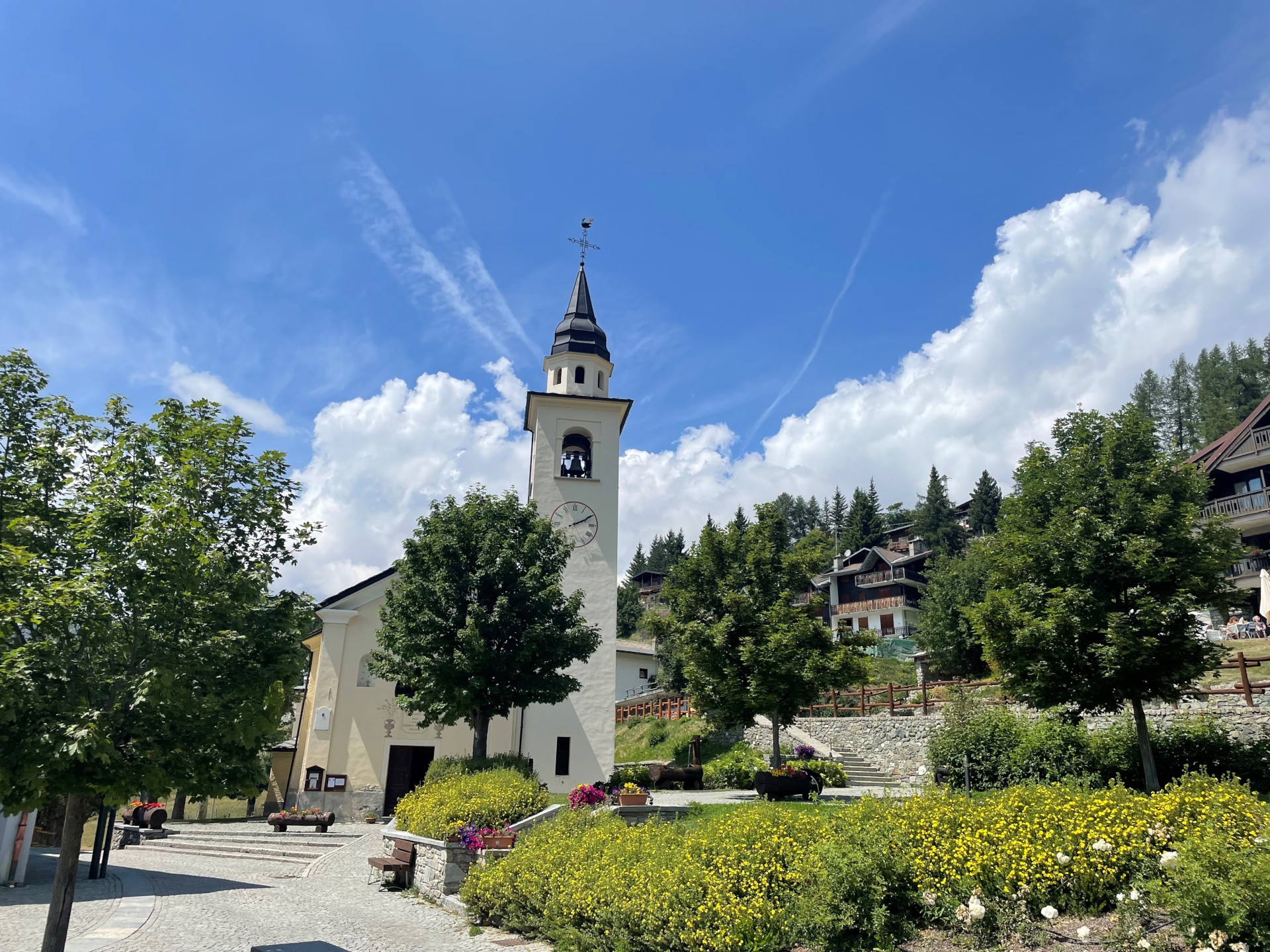 The village square