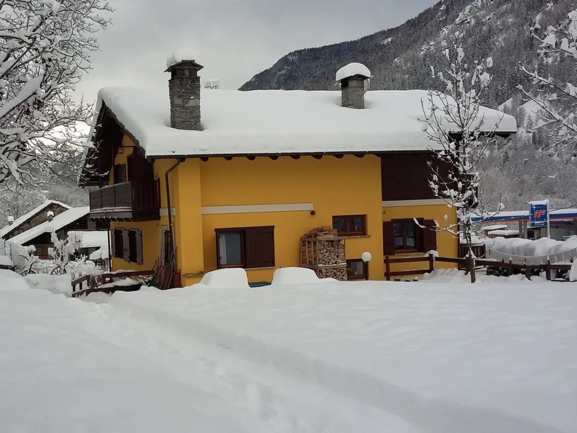 Maison Le Champ - Esterno inverno