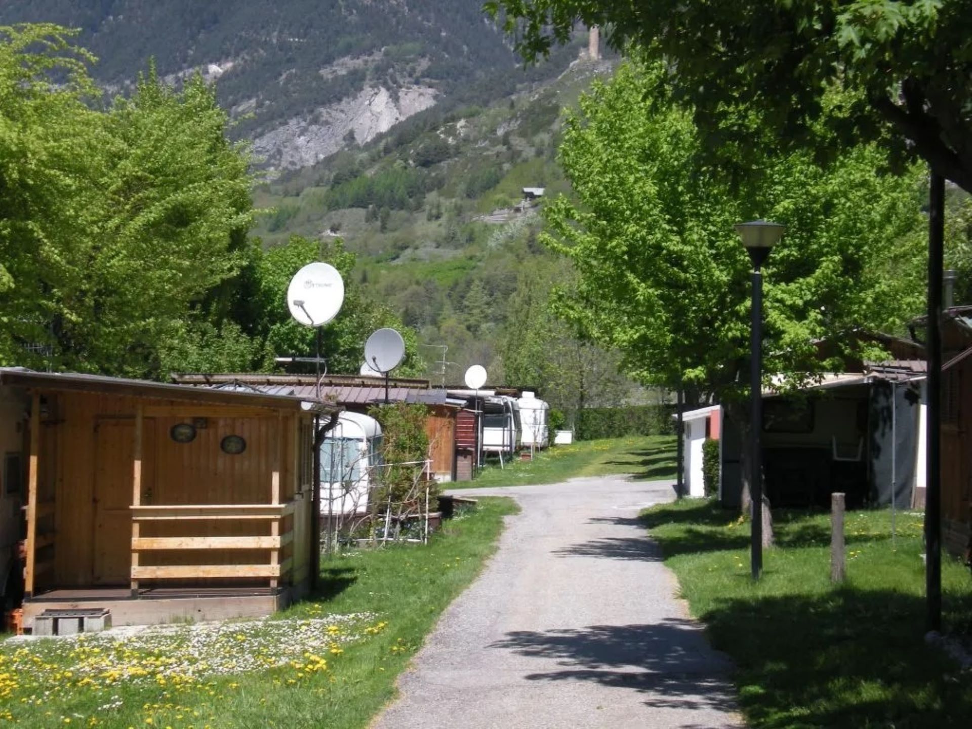 International Camping Mont Blanc - caravan area - motorhome
