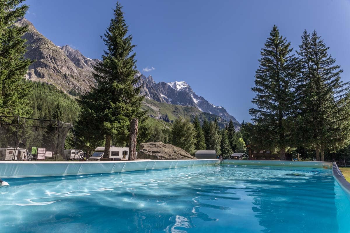 Camping Monte Bianco La Sorgente - piscine