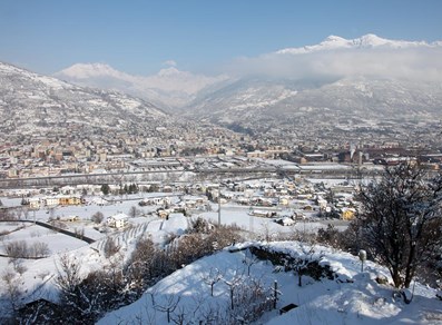 Panorama di Aosta
