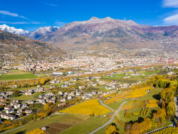  Foliage tra i vigneti di Gressan