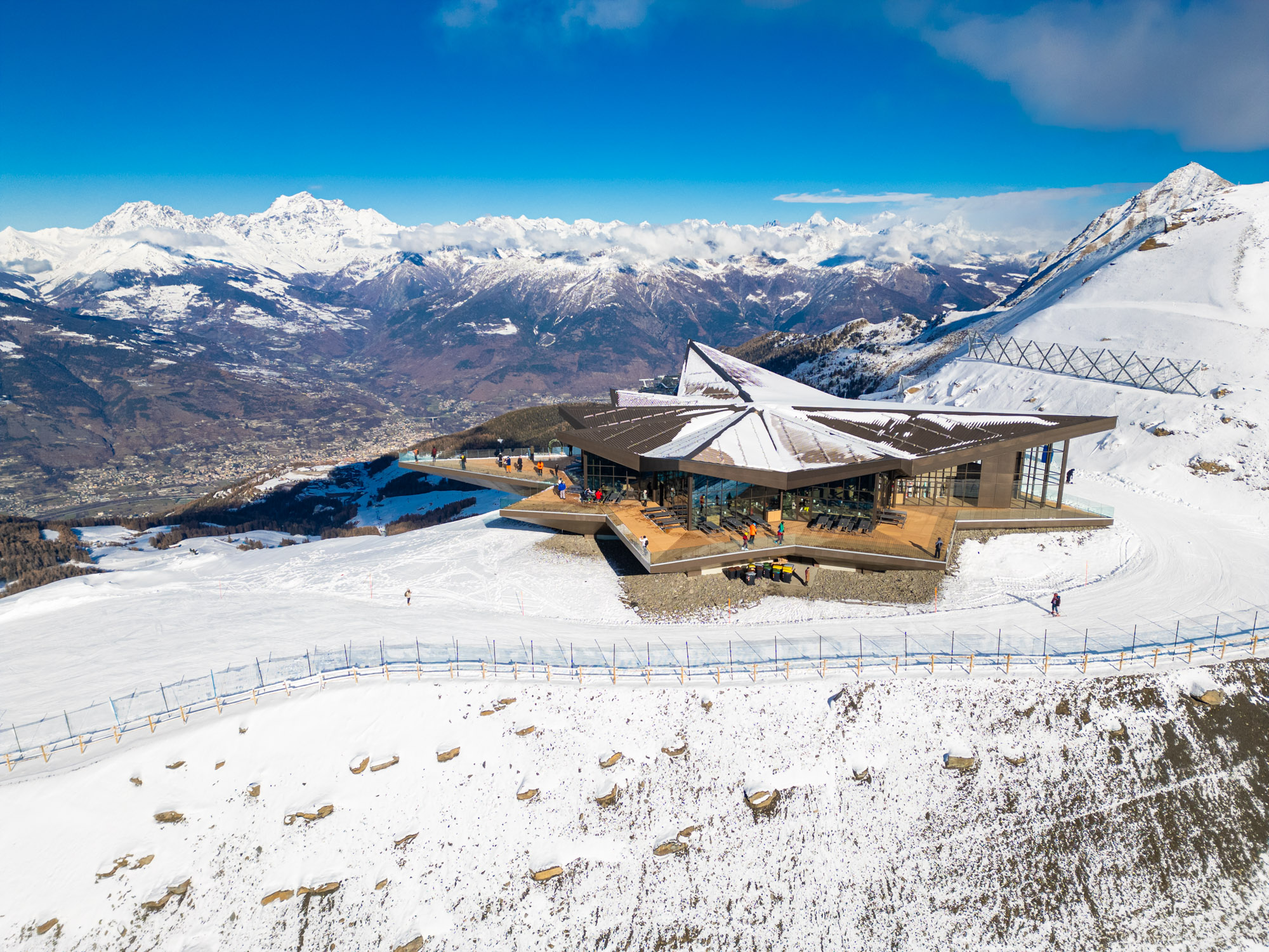 Stella di Pila  - vista su Aosta