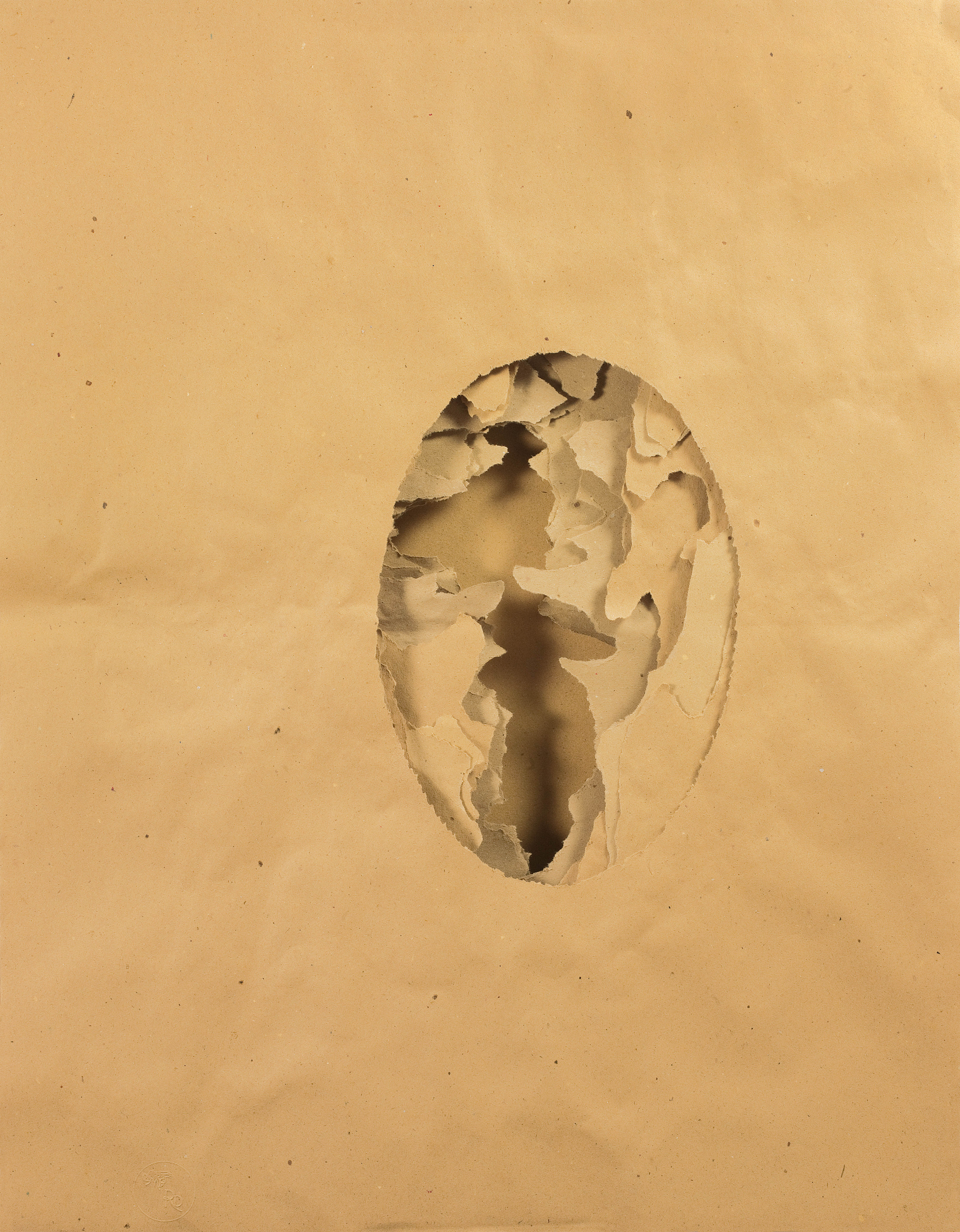 “Grounds” 1999, carta, cm 78x61