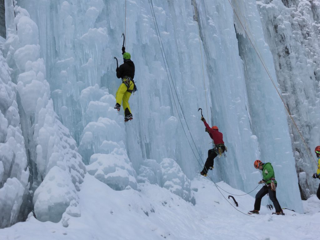 Ice climbing