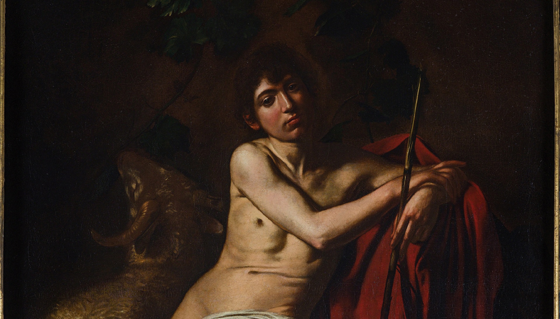 Caravaggio, San Giovanni Battista ©Galleria Borghese – foto Mauro Coen