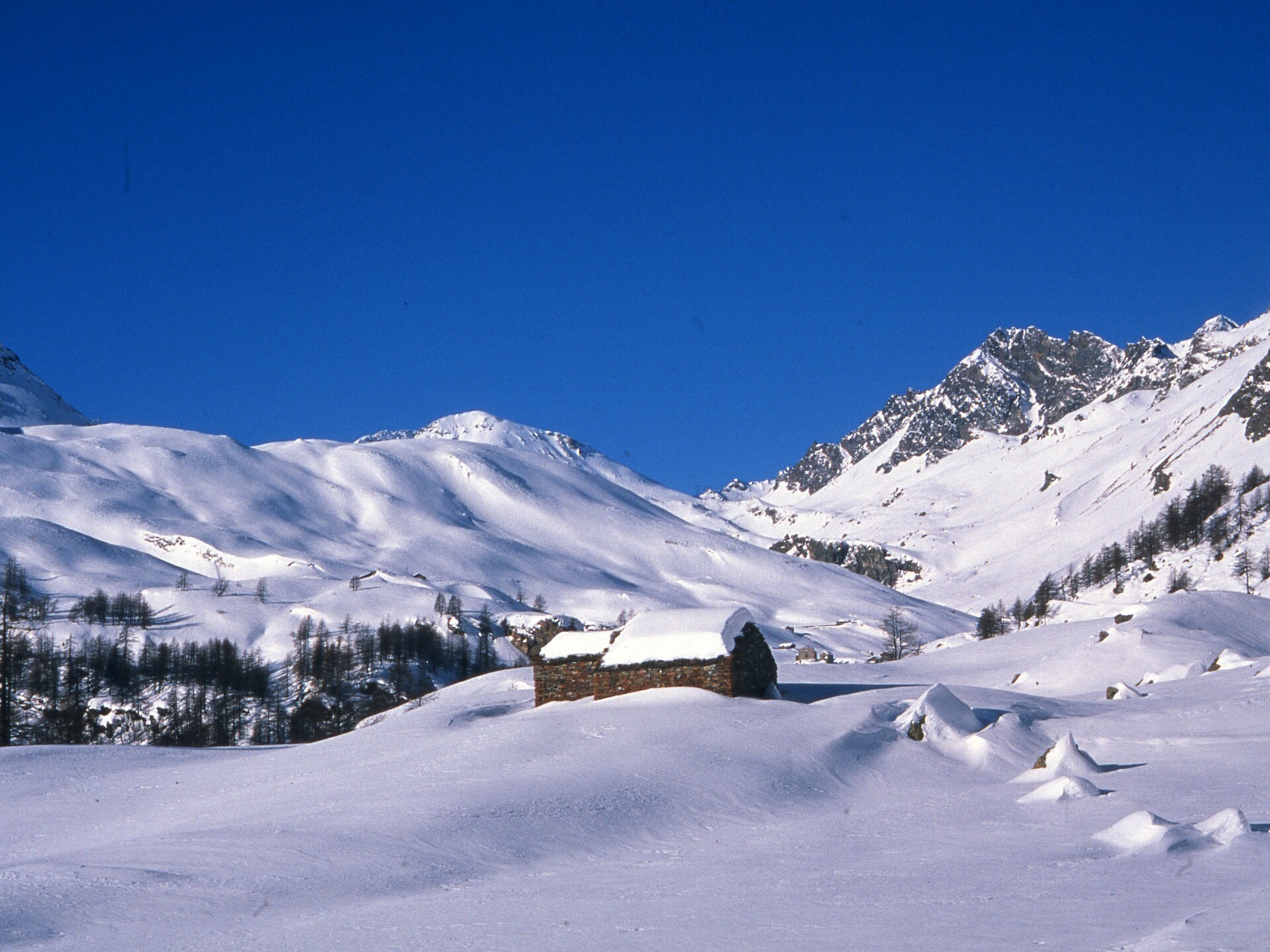Verso Dondena in inverno