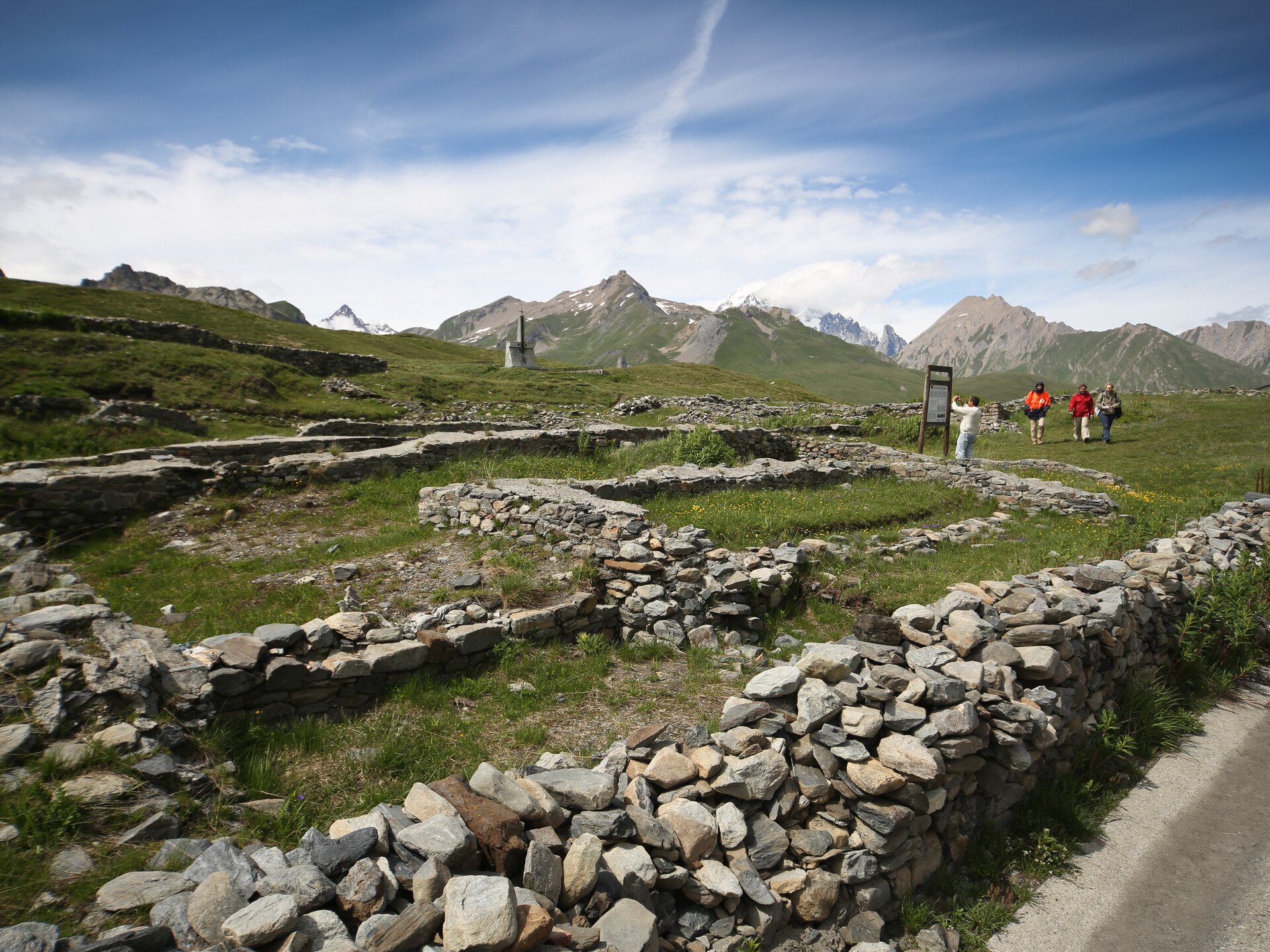 Roman mansio on the Petit St Bernard Pass