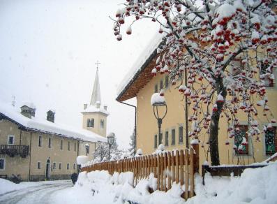 Rhêmes-Notre-Dame unter dem Schnee