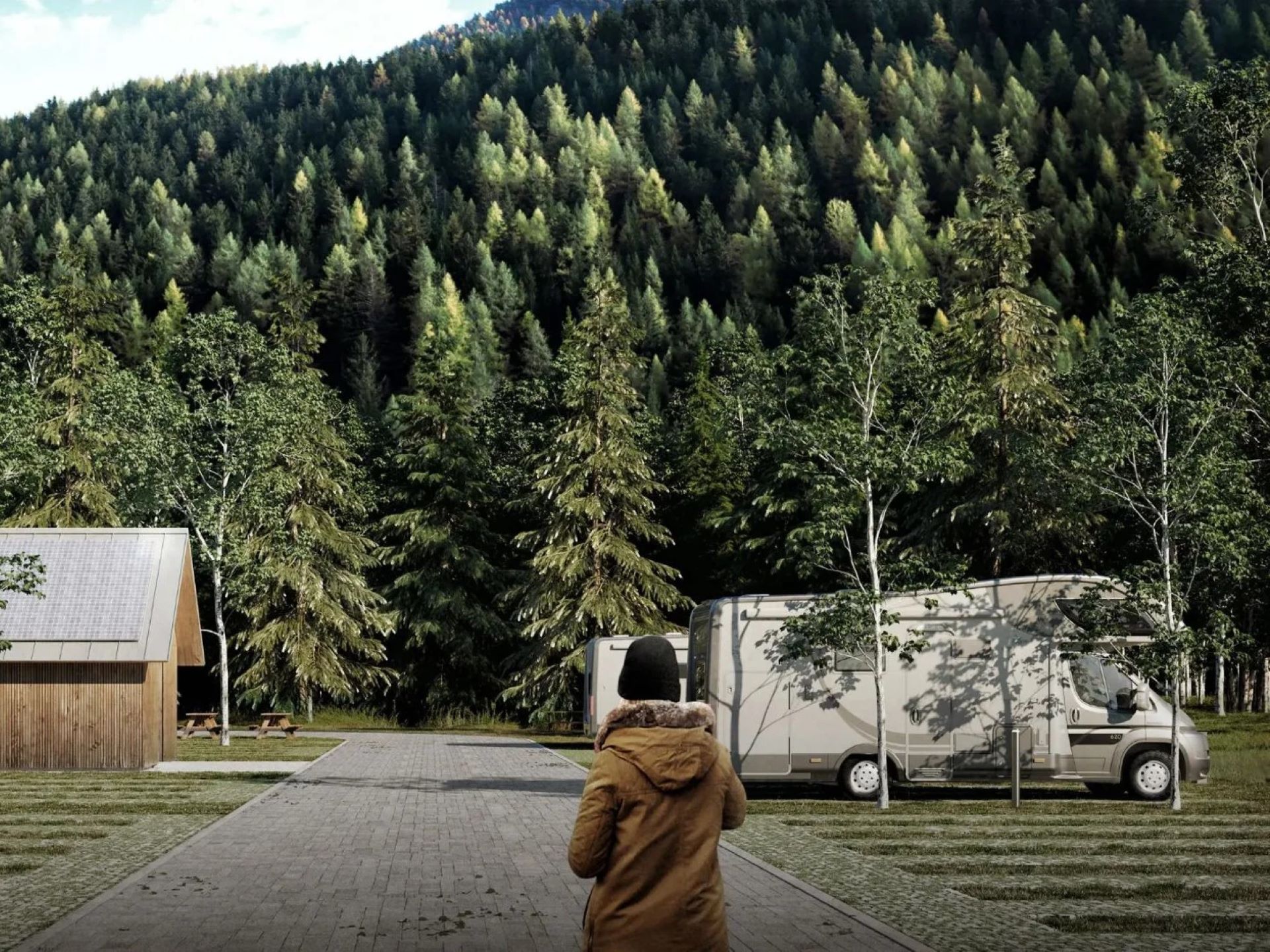 Aire de service pour camping-cars à Champoluc 