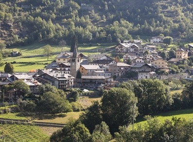 Panoramica di Antey-Saint-André