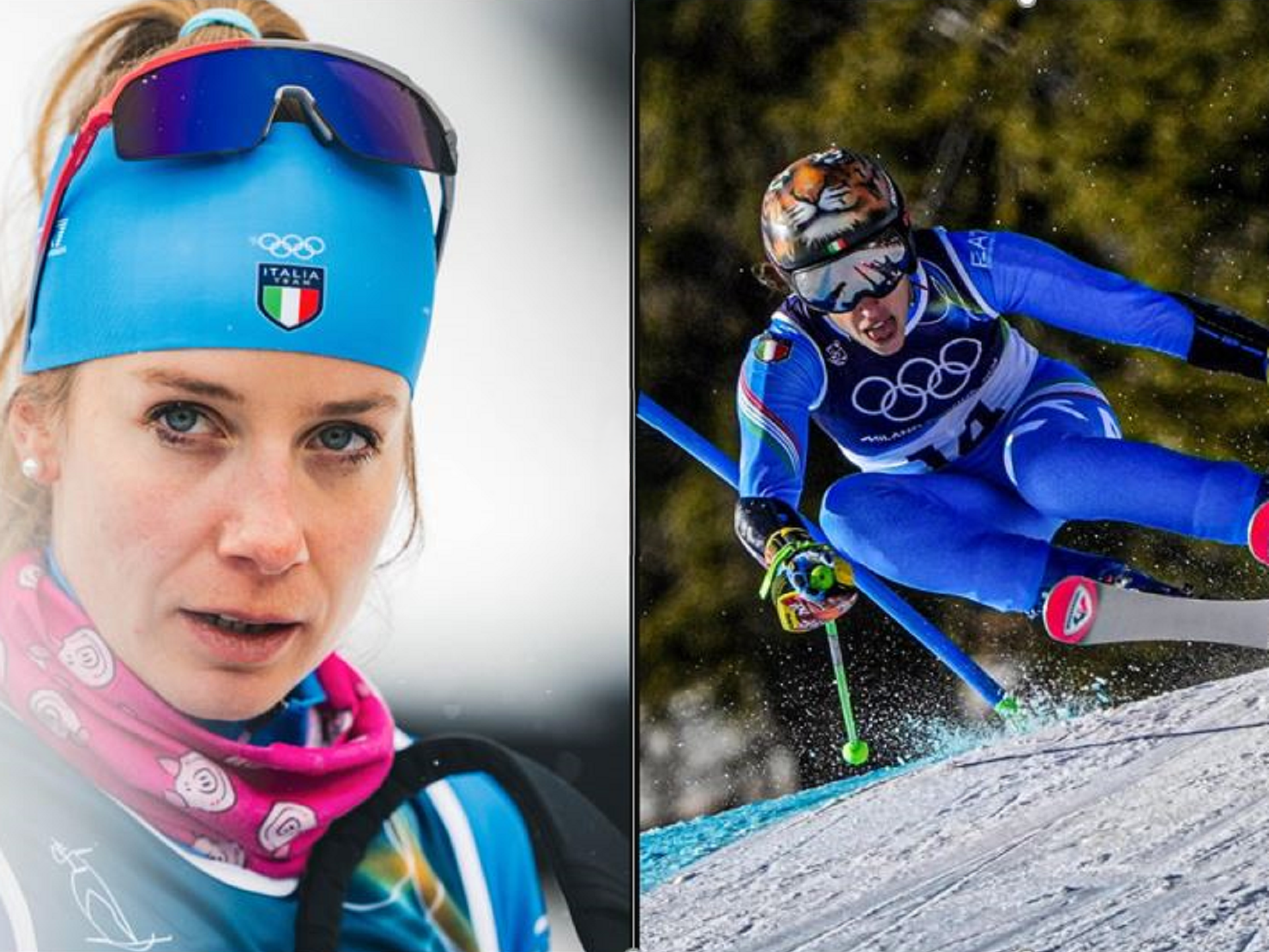 Federica Brignone and Michela Carrara