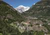 Il Monte Bianco e la frazione Rochefort