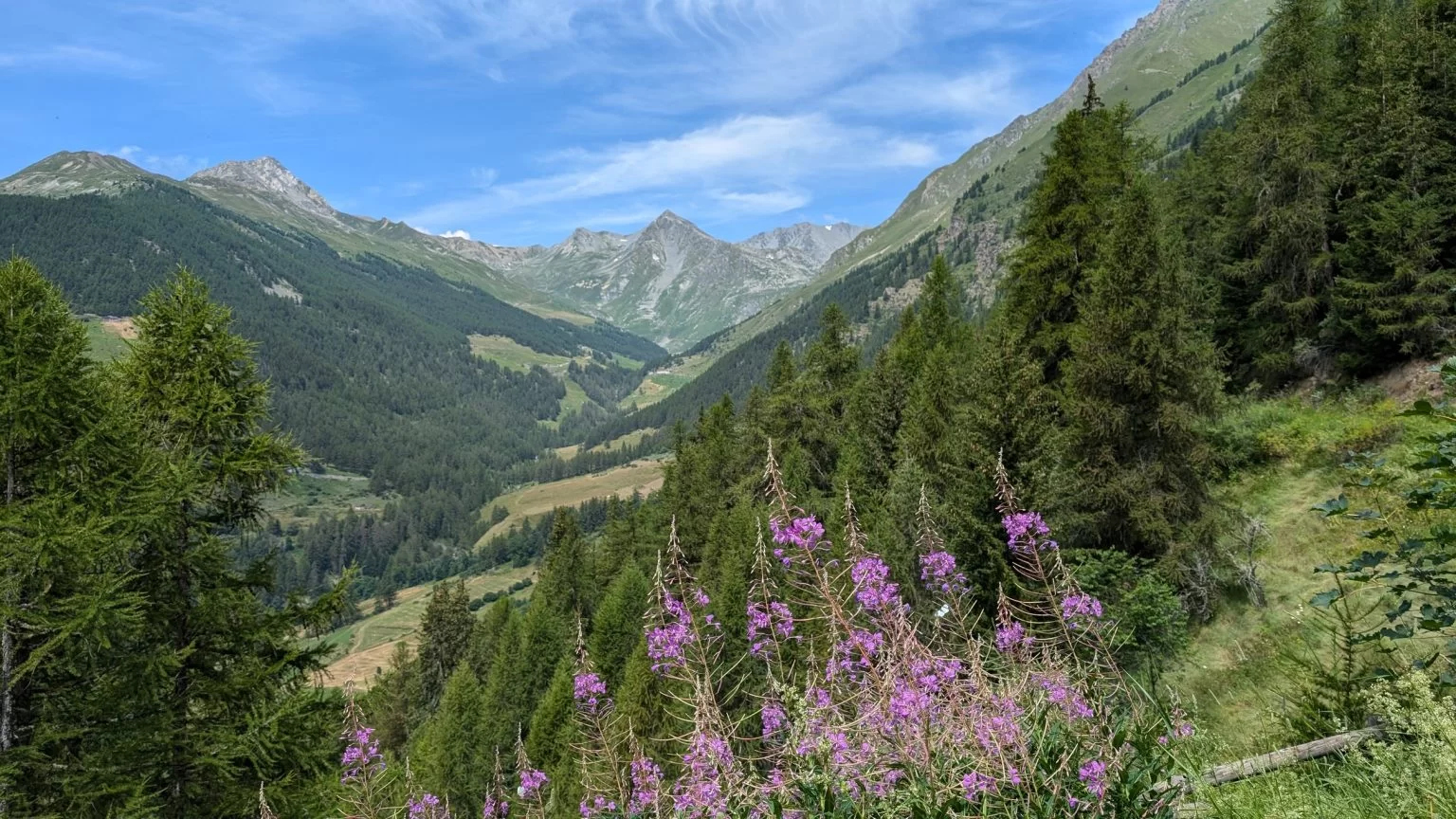 Vista dal Ru de Menouve