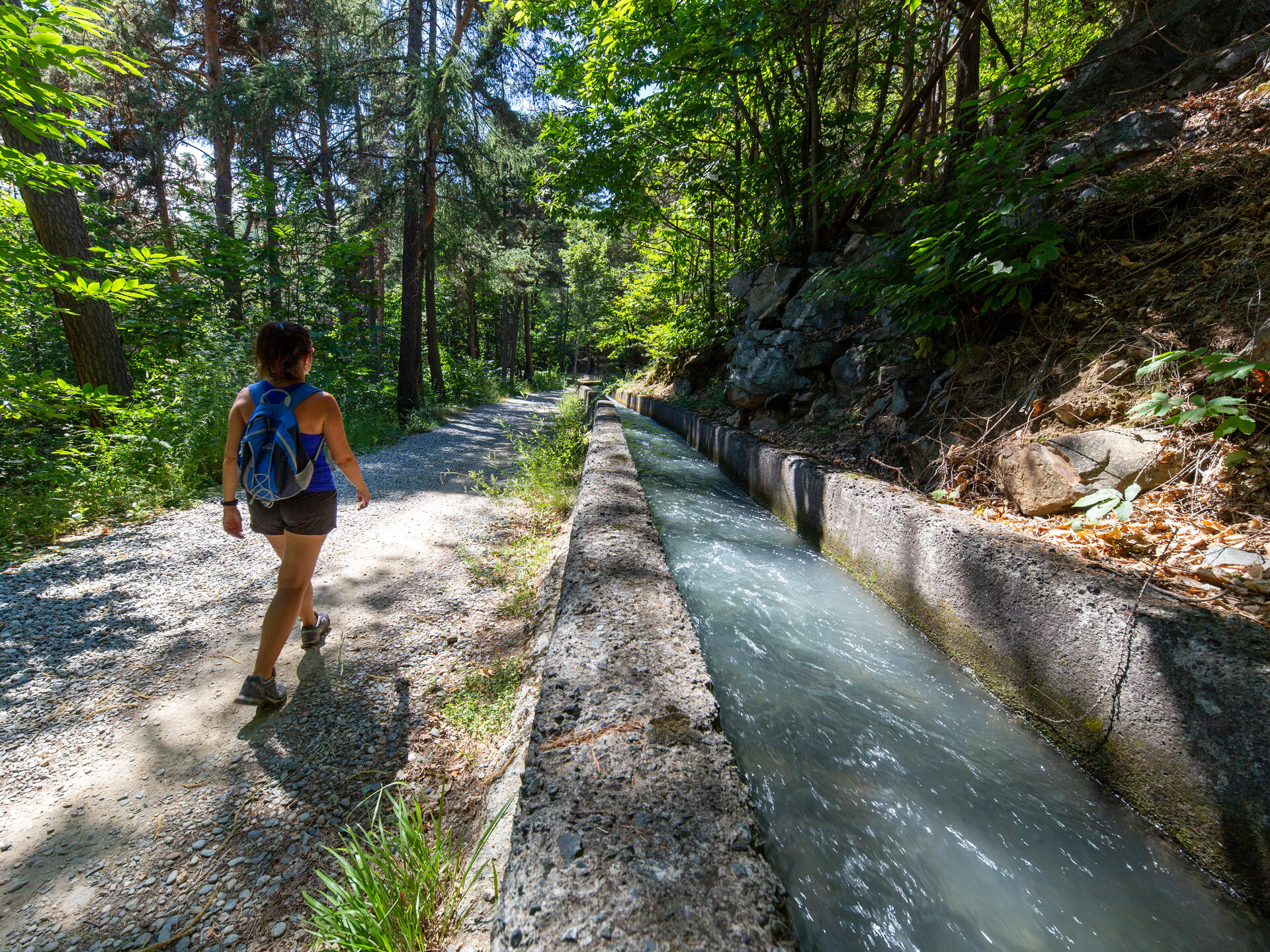 Passeggiata lungo il ru d'Arlaz